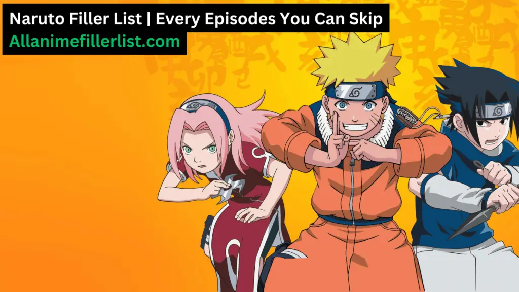 Naruto Filler List